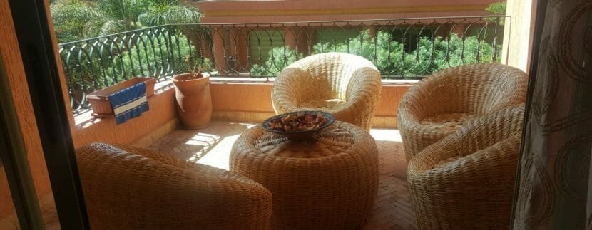 Appartement à louer meublé à Marrakech l'hivernage 0005
