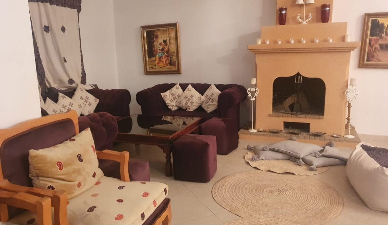 villa a louer meublée sur la route de casa marrakech (5)